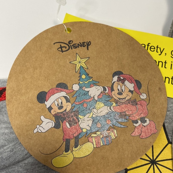 NWT Mickey Mouse Christmas Pajama For 2 Pieces New - Picture 8 of 8